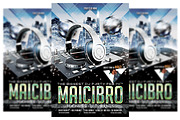 Dj Party Bundle 3 in 1, a Flyer Template by imadeDesign (Thumbnail 1 of 3)