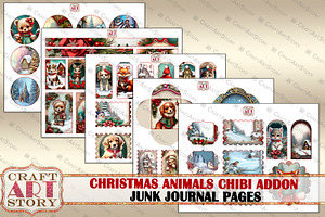 Christmas Animals Chibi ADDON