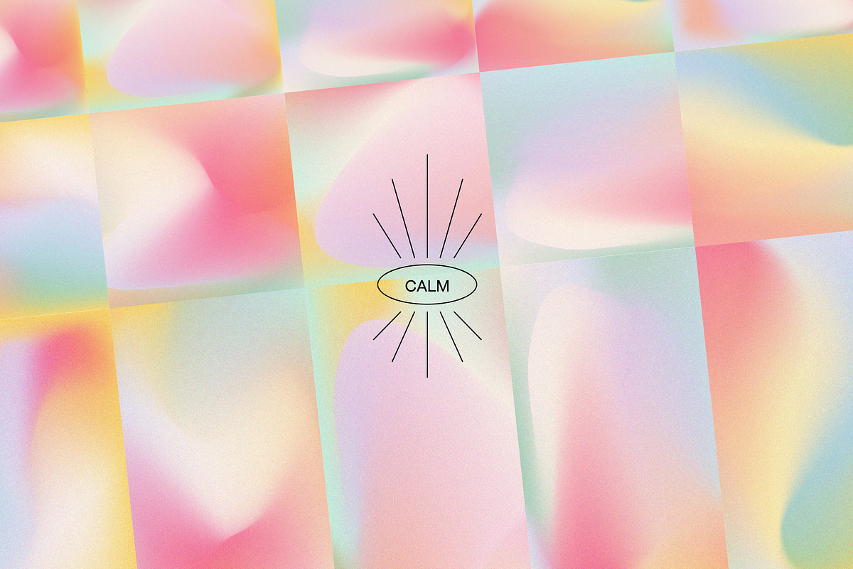 Angeles - Gradients & Shapes CANVA