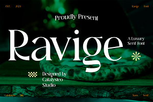 Ravige Luxury Serif Font