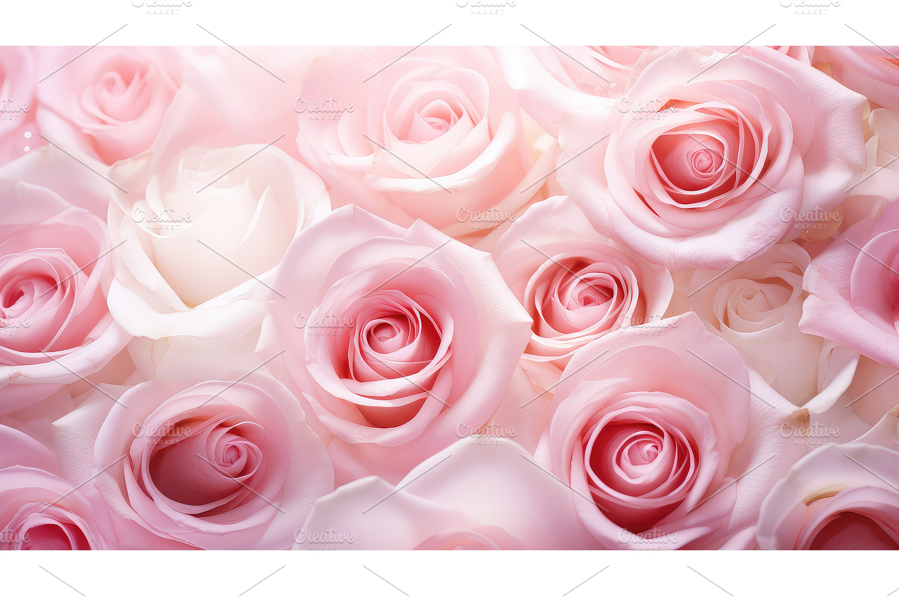 floral abstract roses background ai, an Abstract Photo by pikepicture