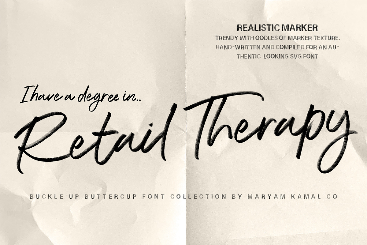 Buckle up Buttercup Font Collection preview 8