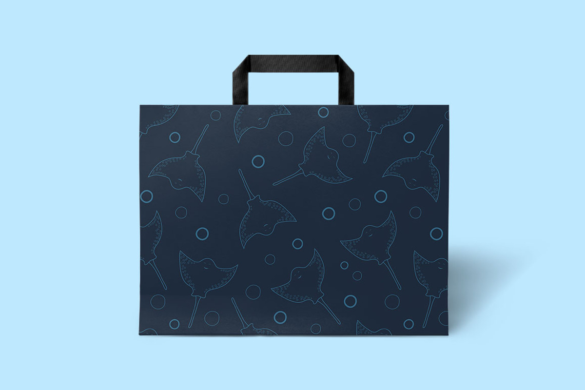 Sea life seamless patterns, a Pattern Graphic by Gulnarart (Photo 5 of 10)