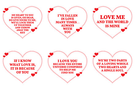 Nine Love Quotes. Set 8/26