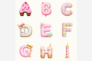 Happy Birthday Alphabet PNG, an Object Illustration by Tanya Kart (Thumbnail 5 of 6)