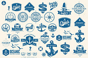 Set of Nautical elements, an Illustration by Noka Studio (Thumbnail 1 of 3)
