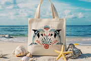 FOLK UNDERWATER - VECTOR KIT, a Decorative Illustration by My Space Garden (Thumbnail 11 of 16)