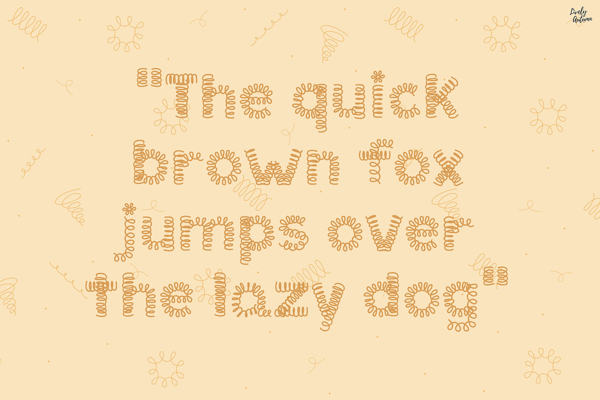 Twist n Whirl | Playful Display Font, a Handwritten Font by LivelyAutumn11.11 (Photo 4 of 5)