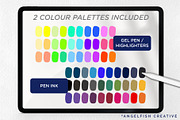 Procreate Fineliners, Pen & Markers, a Brush Add-On by AngelfishCreative (Thumbnail 8 of 8)