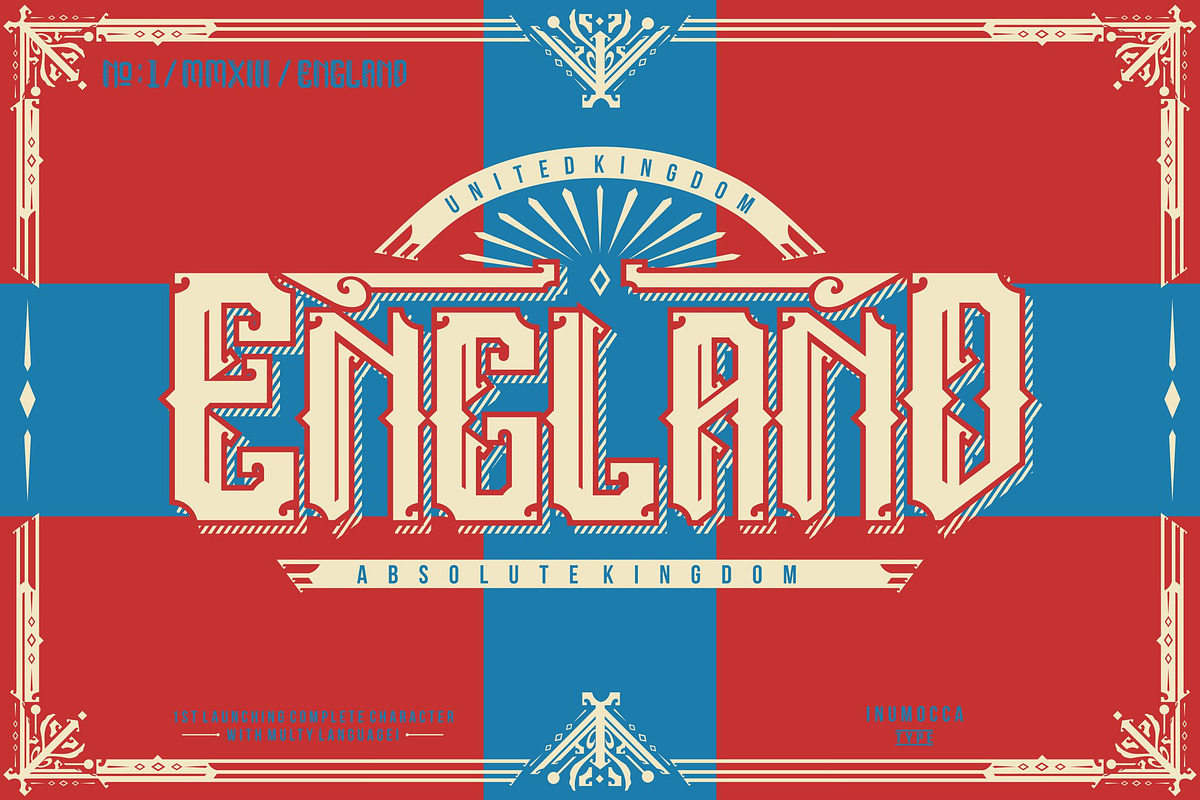 England + Poster vector