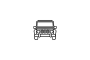 Minimalist Modern Jeep Logo, a Branding & Logo Template by Luxury Logos (Thumbnail 3 of 4)