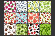 Fruits Seamless Pattern, a Pattern Graphic by Forhadx5 (Thumbnail 5 of 16)
