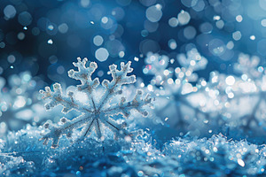 A sparkling gold snowflake against a, a Photo by LOGOCREATIVE