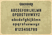 Blackburn - Vintage Font, a Script Font by Alpaprana (Thumbnail 4 of 13)