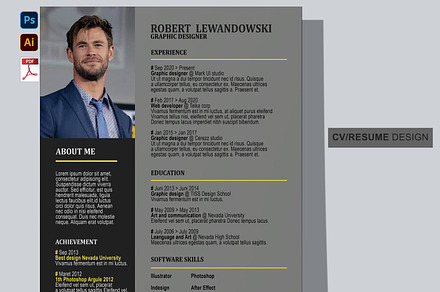 Creative cv/resume template