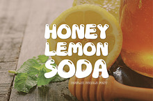 Bubble Display Font-Honey Lemon Soda