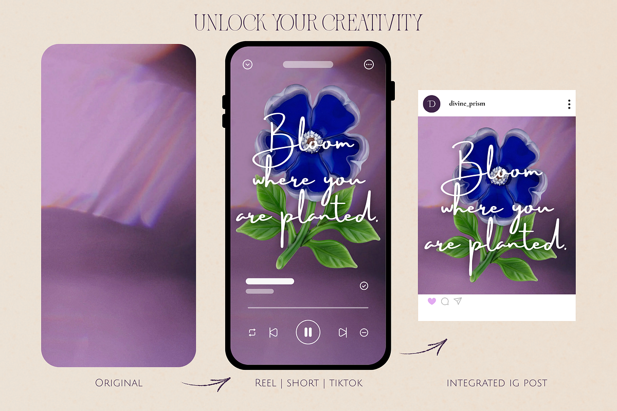 Divine Prism Video Bundle, a Social Media Template by The Flossy Finch (Photo 19 of 21)