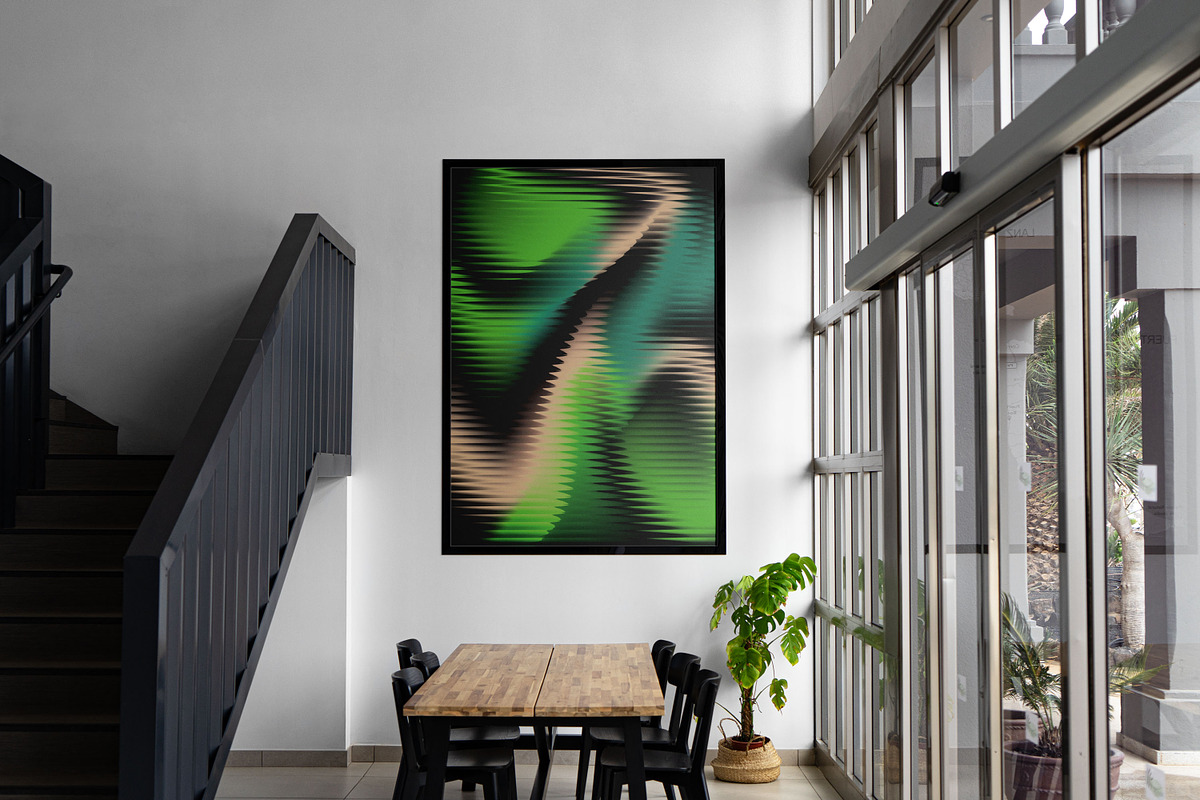 Spectral Glass Gradient Texture Art, a Background Graphic by Eltypesstudio (Photo 8 of 9)