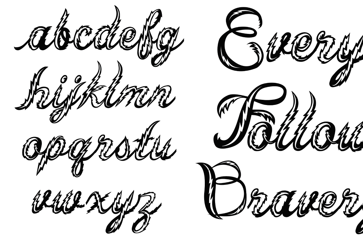Dare Devil Hand Drawn Font, a Handwritten Font by shawnanonna (Photo 3 of 4)