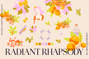 Radiant Rhapsody Vector Patterns