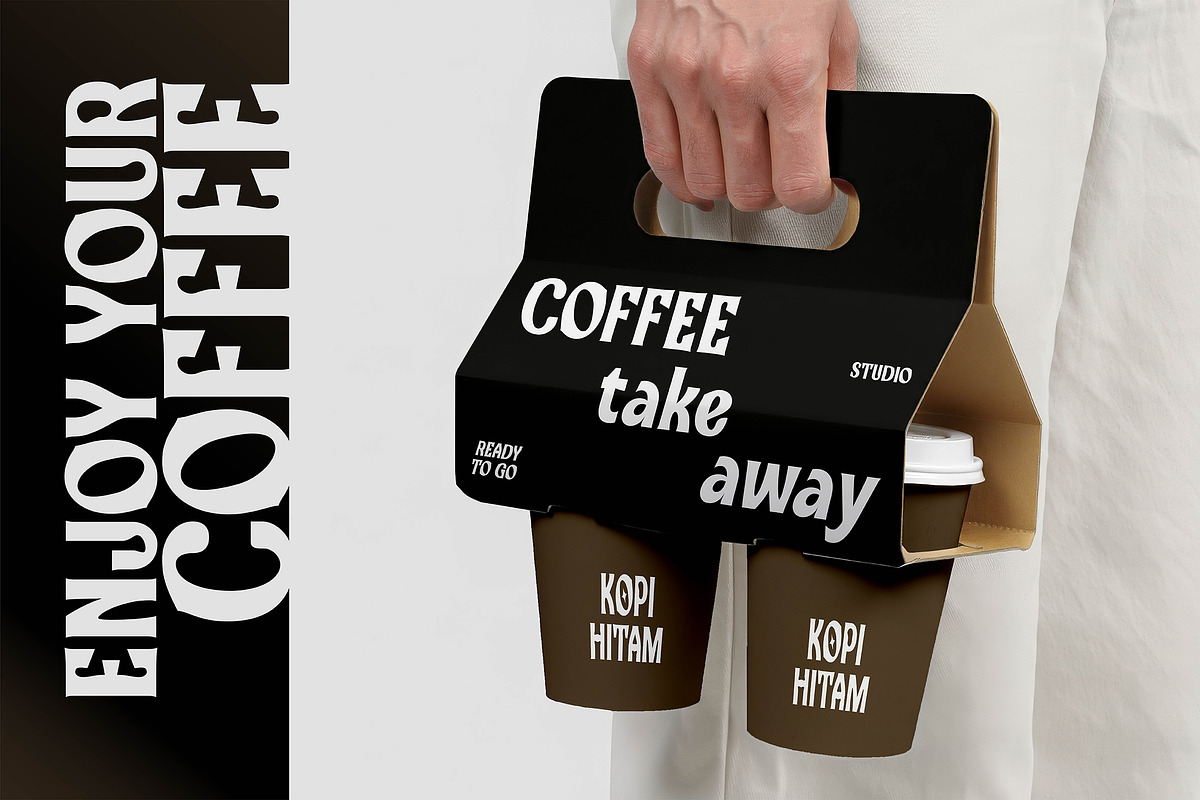 Kopi Hitam - Retro Bold Font, a Serif Font by Rahagita Studio (Photo 6 of 7)