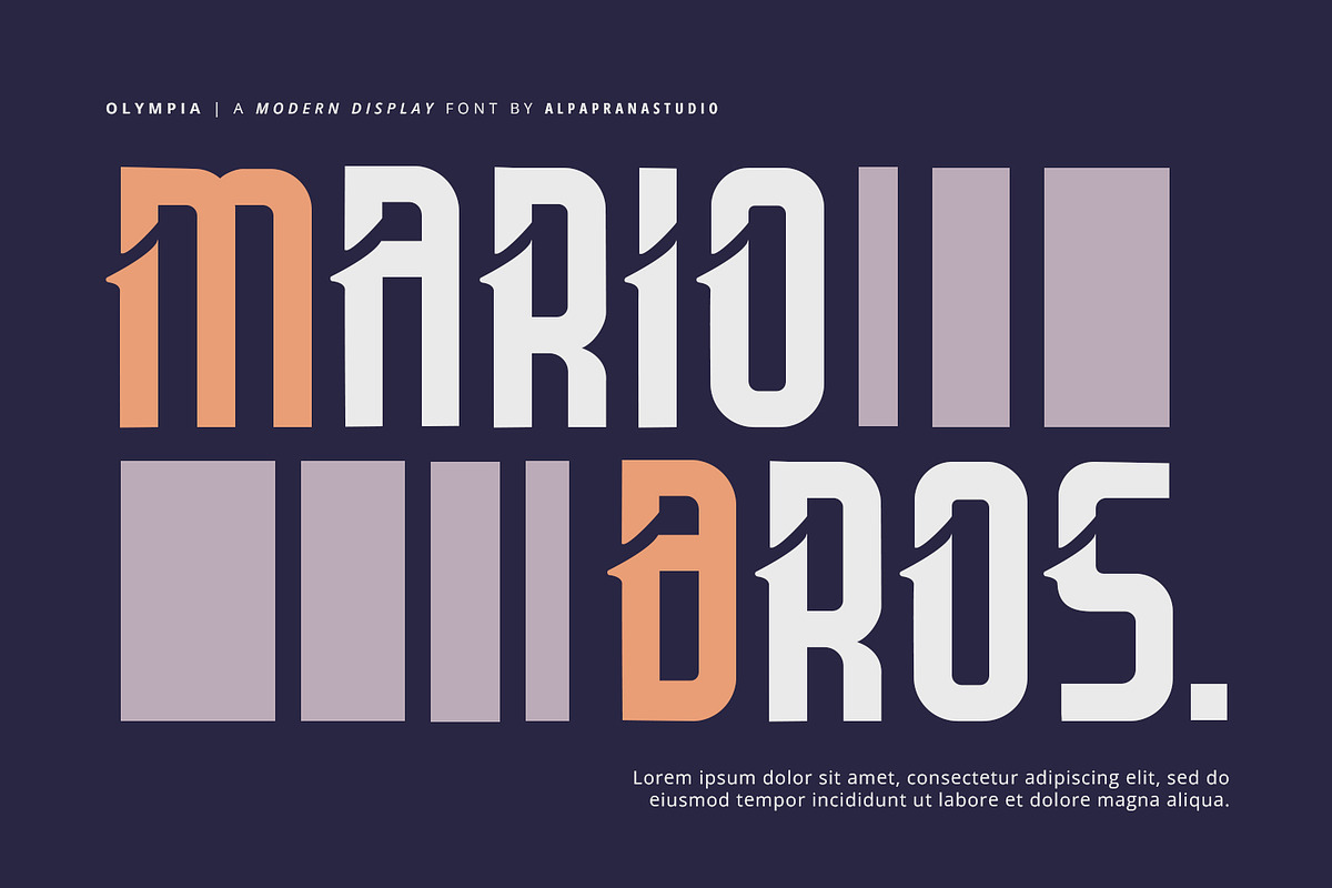 Olympia - Modern Display Font, a Script Font by Alpaprana (Photo 8 of 12)