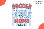 Retro Soccer Mom Club PNG, an Illustration by OK Design (Thumbnail 1 of 5)