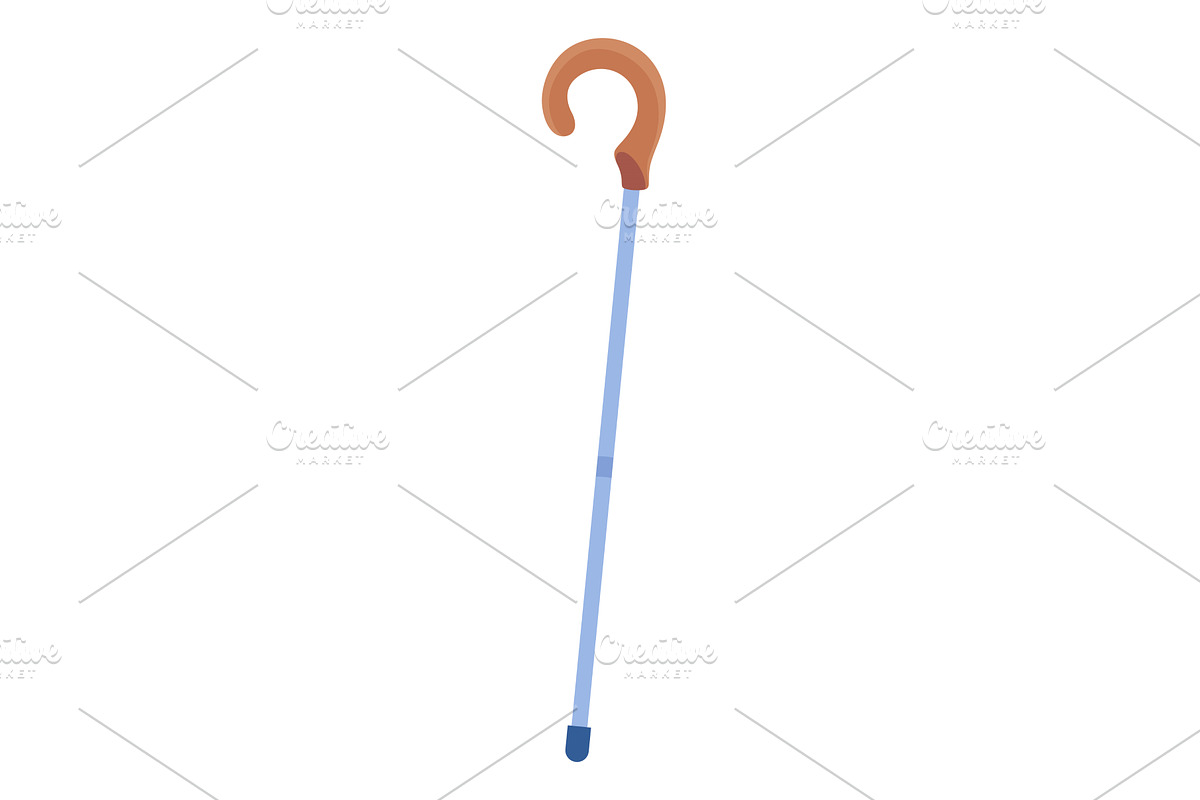 This is a Stylish Blue Cane, a Technology Illustration by Things for designers