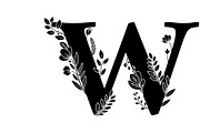 Beautiful flower alphabet set floral, an Illustration by Amazin_art (Thumbnail 27 of 31)