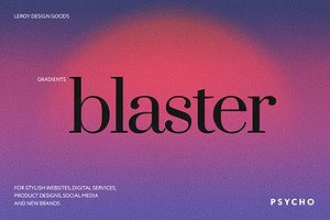 BLASTER Retro Gradient Textures