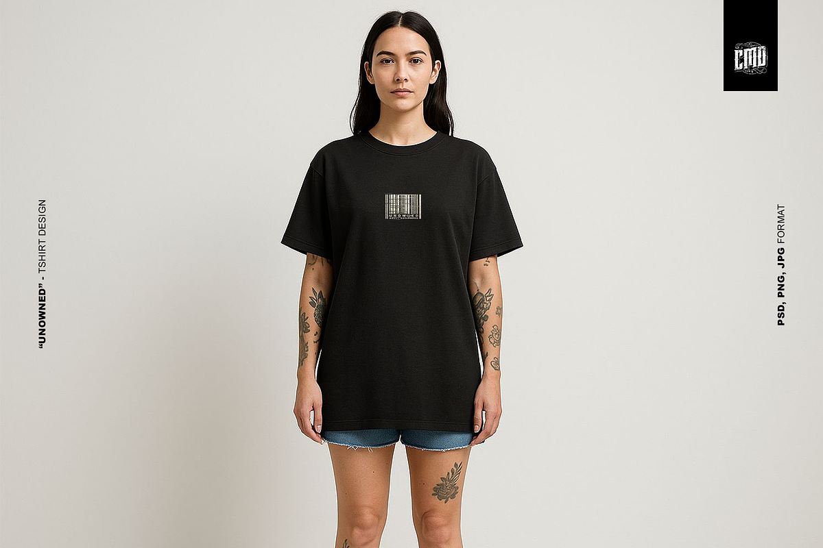 UNOWNED - Streetwear T-Shirt Design, an Object Graphic by Cmd Project (Photo 8 of 11)