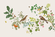 Free Birds, a Decorative Illustration by olga.korneeva (Thumbnail 3 of 11)