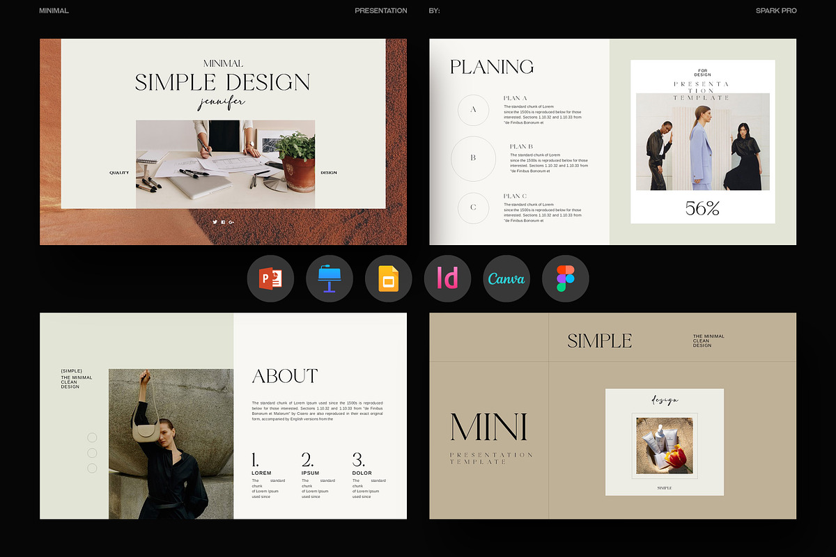 Minimal Simple Design Template, a Presentation Template by SparkPro (Photo 2 of 15)