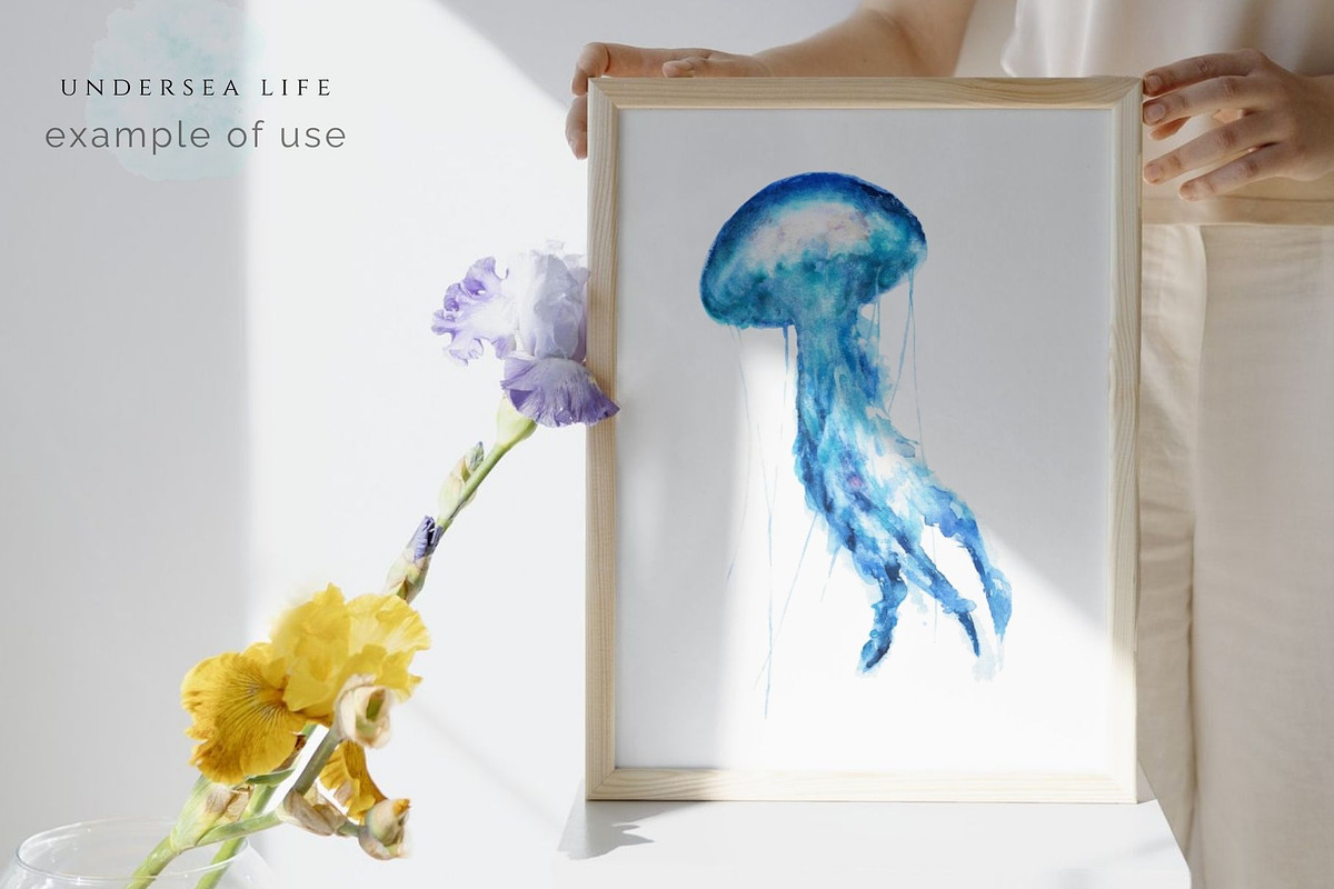 Undersea Life Watercolor, an Animal Illustration by Kolorata Art (Photo 4 of 14)