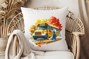Bus Driver Watercolor Clipart, an Illustration by RobertsArt (Thumbnail 6 of 8)