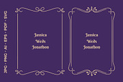 Graceful Wedding Borders Collection, a Decorative Illustration by nandinigraphics (Thumbnail 3 of 5)
