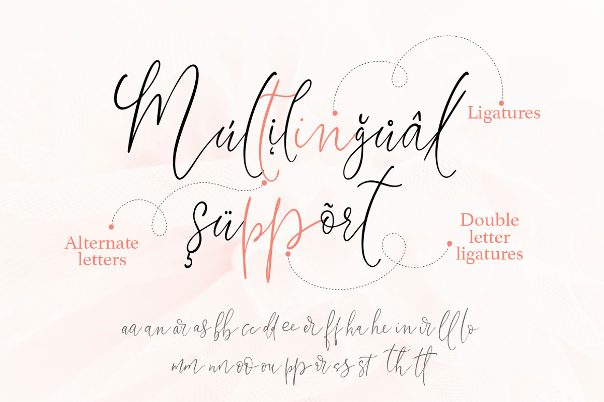 Little Girl. Gentle Script Font. preview 4