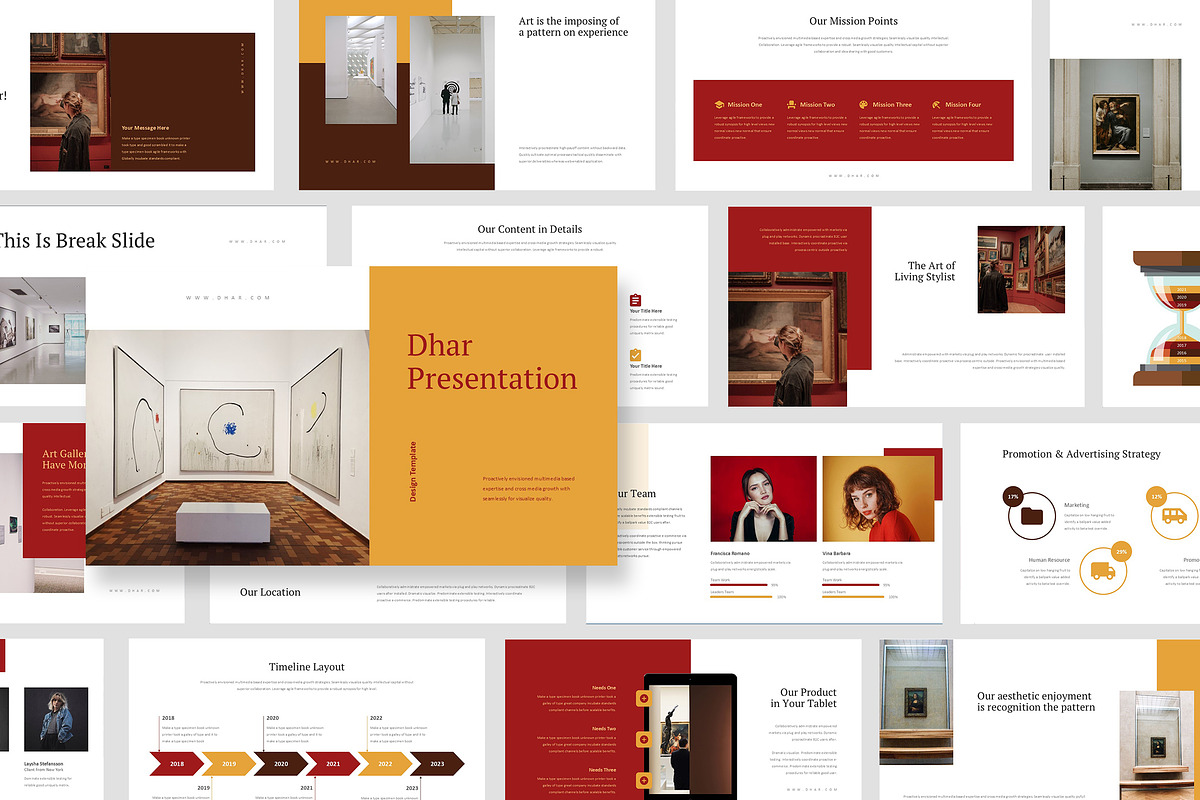 Dhar : Art Gallery Keynote, a Presentation Template by Punkl Camp (Photo 1 of 16)