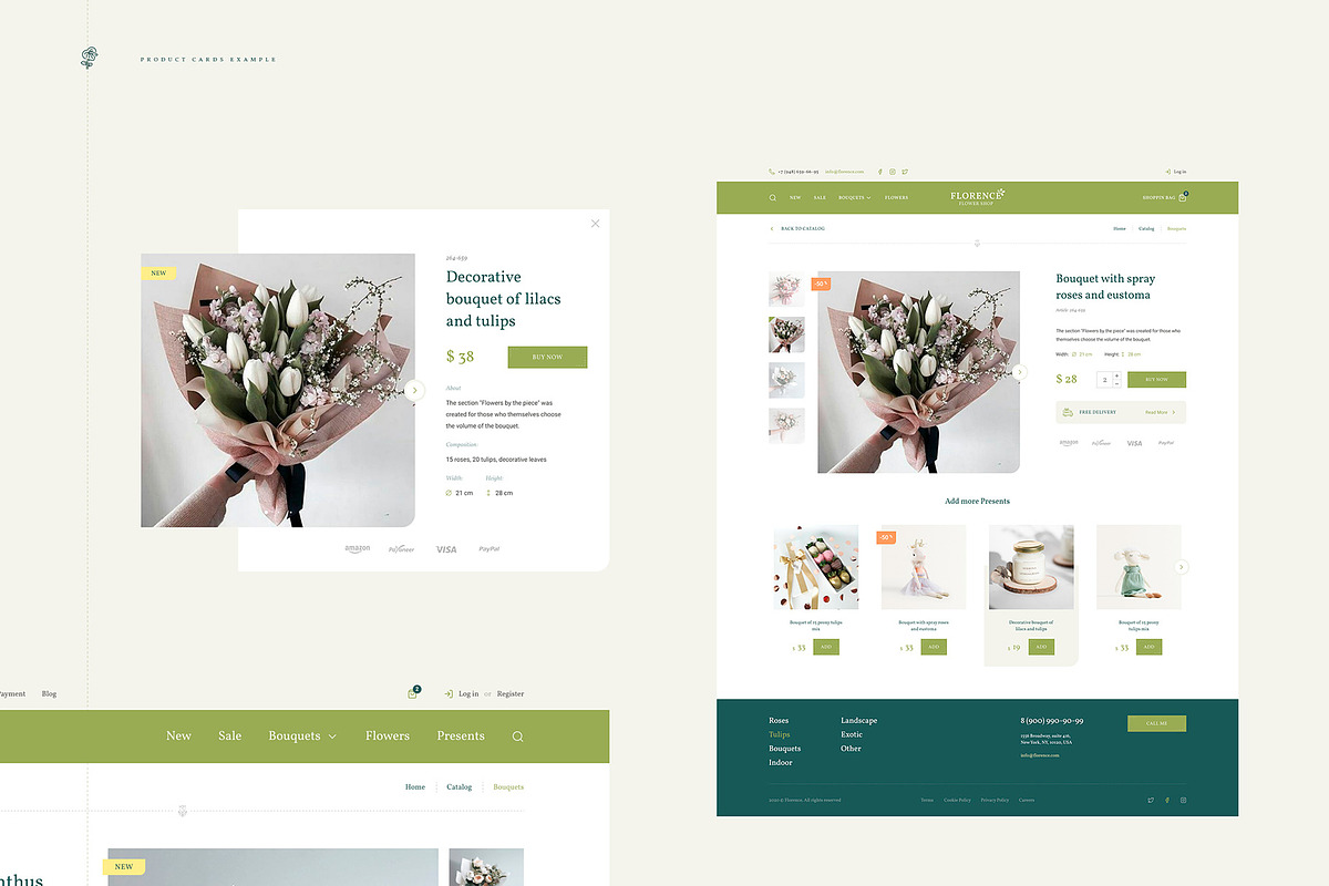 Florence - eCommerce Web UI Kit, an UI Kit Template by Creatoly (Photo 8 of 16)