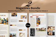Bundle of Two Business Magazines, a Magazine Template by Creatif Foundry (Thumbnail 2 of 10)