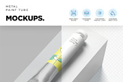 Paint Tube Mockups, a Product Mockup by megostudi0 (Thumbnail 3 of 7)