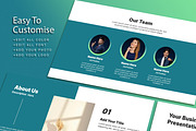 Minimal Green Powerpoint Template, a Presentation Template by SKY CREATION (Thumbnail 3 of 6)