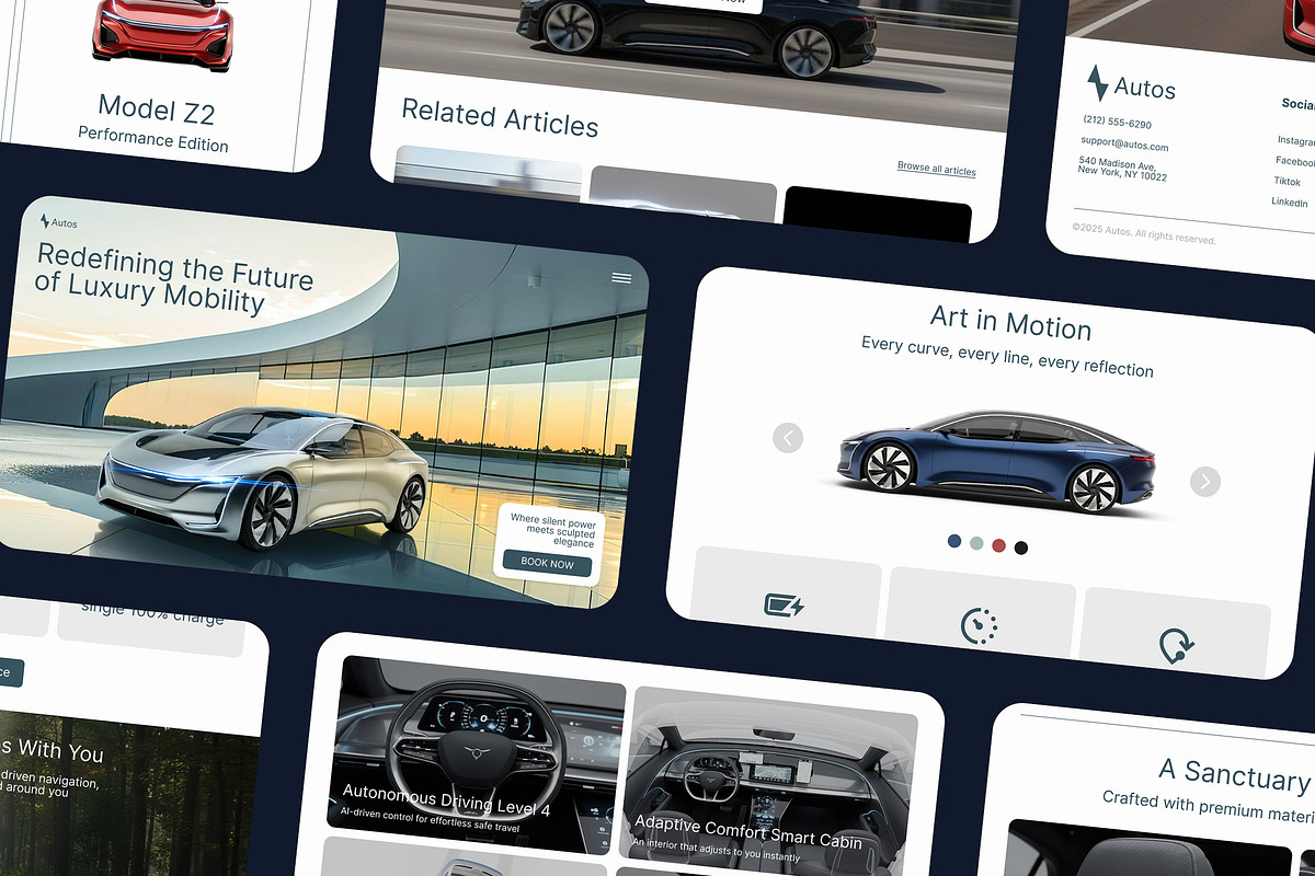Electric Car Figma Landing Page, a Landing Page Template by Supanium Studio (Photo 4 of 5)