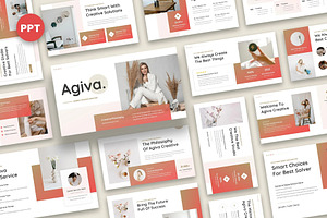 agiva agency studio creative PPoint, a Presentation Template by Fit-tee