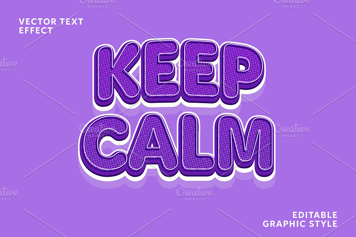 Bold Comic Dotted Text Effect