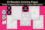 Printable Mandala Coloring Page, a Pattern Graphic by mirajeee (Thumbnail 2 of 4)