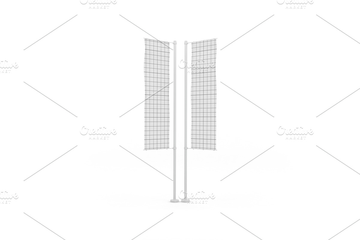 Flag Mockup, an Advertising Mockup by Qaleb Studio