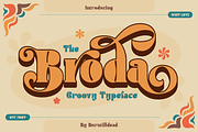 Broda, a Slab Serif Font by Burntilldead (Thumbnail 1 of 12)
