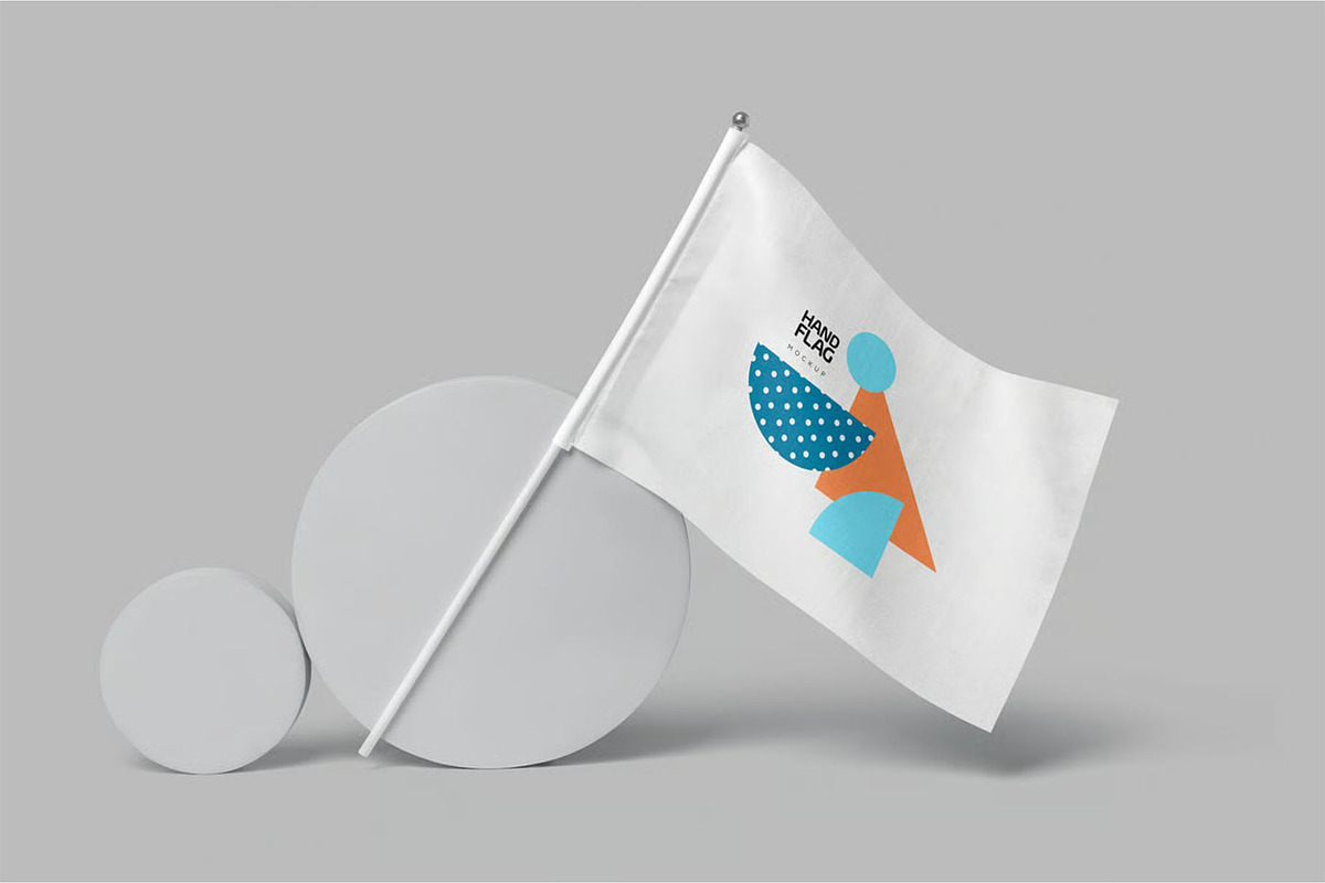 Flag Mockup, an Advertising Mockup by megostudi0 (Photo 7 of 7)