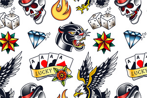 Traditional Tattoo Vector Pack